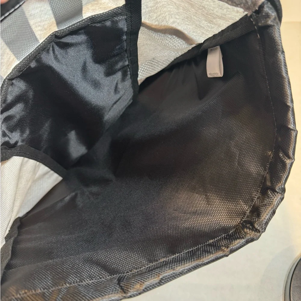 Adidas Black and Gray Sack Pack Lightweight Bag never used